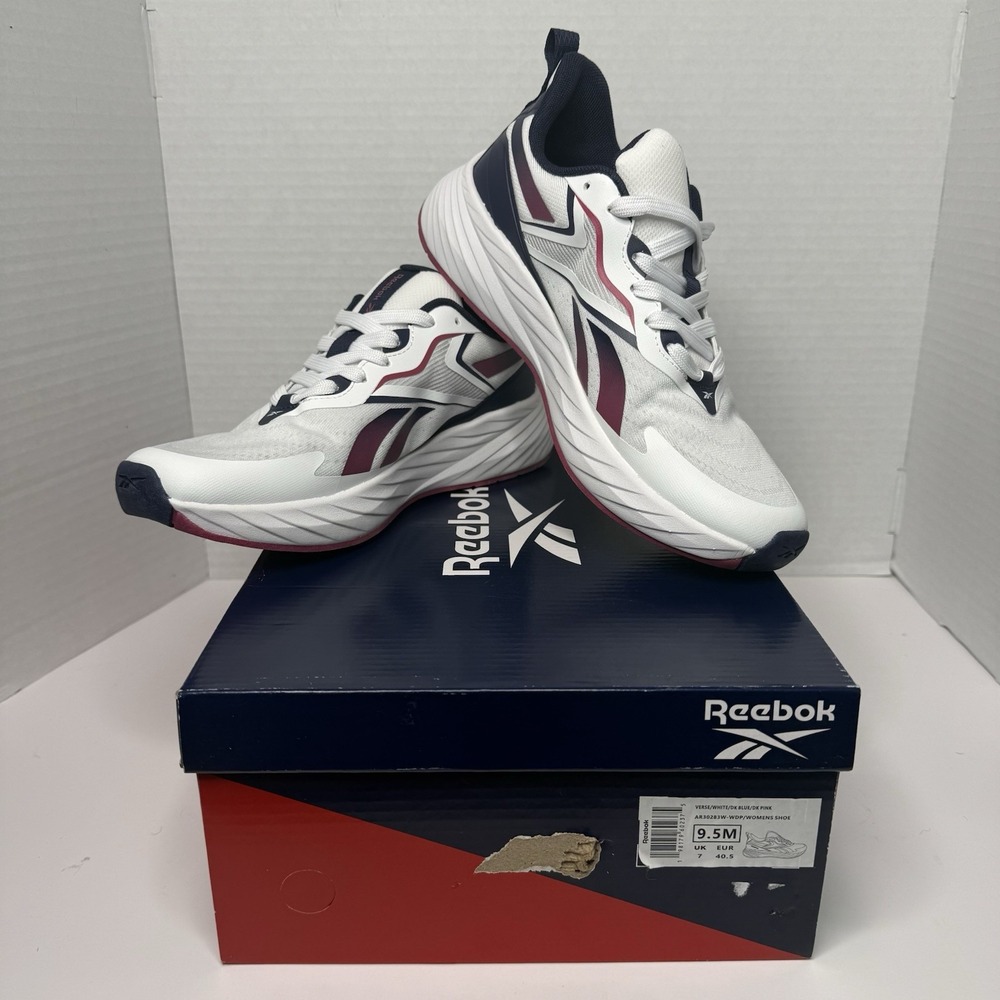 Reebok Verse AR30283W-WDP Women’s Running Shoes White Pink Size 9.5 New Box